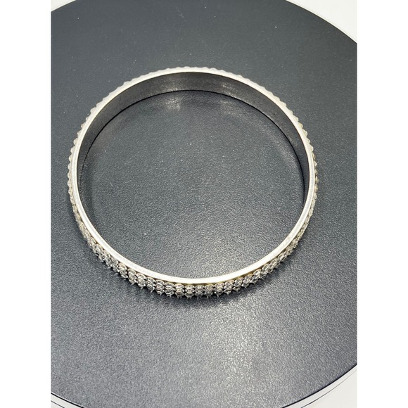 Kate Spade New York Razzle Dazzle
Heavy Metals Row Bangle Silver Bracelet - Picture 3 of 14